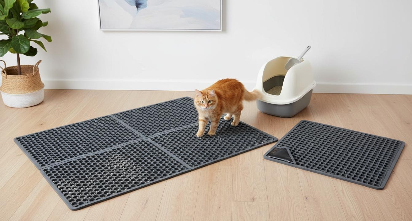 Cat Litter Mat Wholesale Foldable and Waterproof EVA Designs for Pet Accessory Distributors