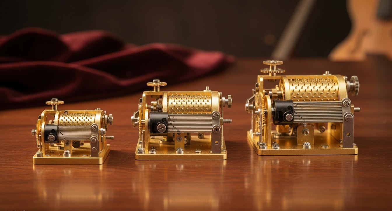 Music Box Movement Supplier 18-Note vs 30-Note vs 36-Note Sound Quality Comparison