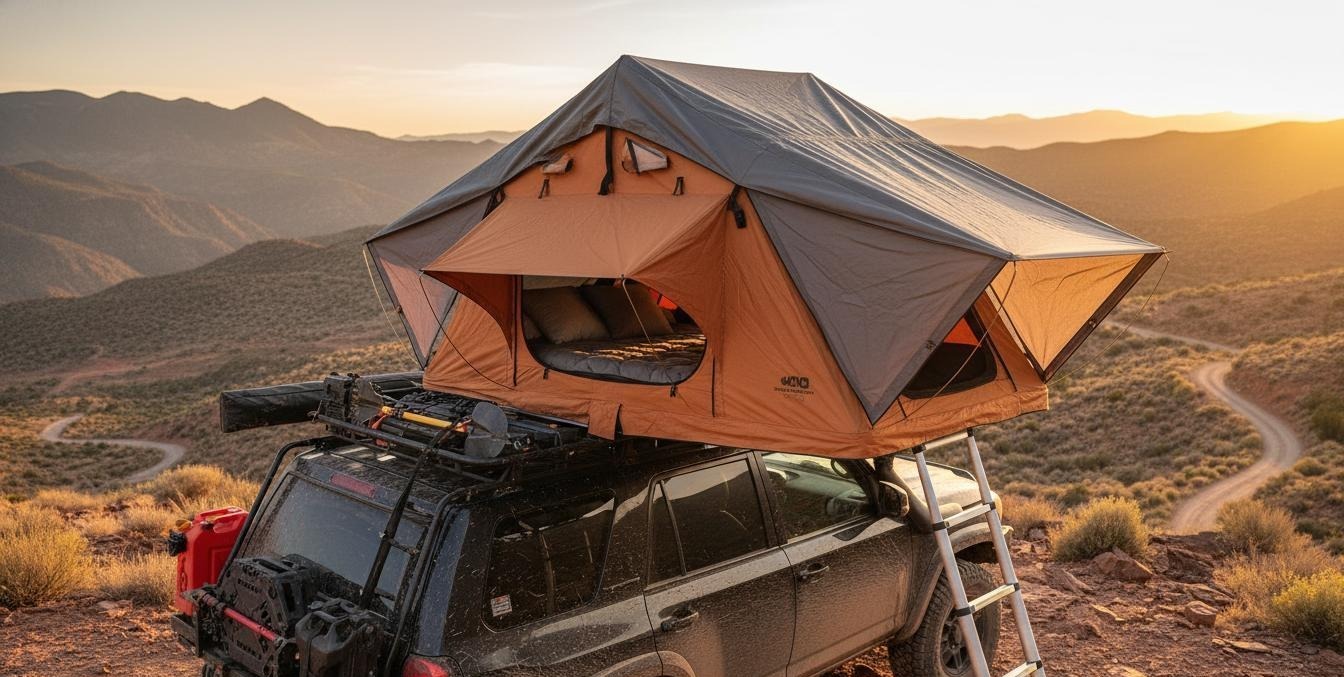 Rooftop Tent Wholesale Soft Shell Side-Open Models for Overlanding Vehicle Outfitters